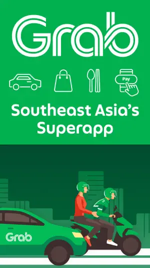 Grab: 旅游打车, 外卖下单一站式APP软件