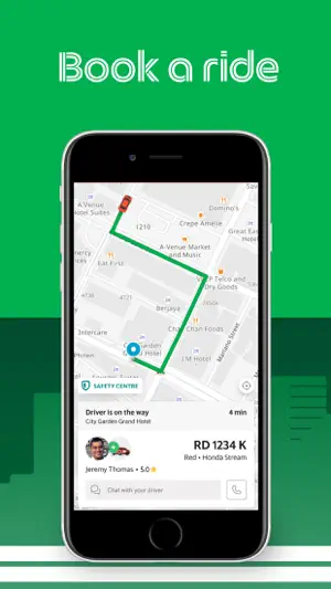 Grab: 旅游打车, 外卖下单一站式APP软件