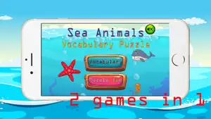 Sea animal vocabulary games puzzle - 学习英语词汇 益智游戏下载