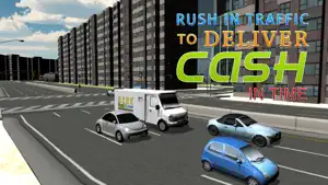 银行解款车模拟器 - 交通运输美元的资金卡车模拟游戏