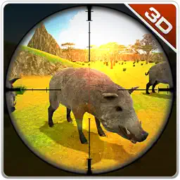 野猪猎人和野生动物园动物射击游戏