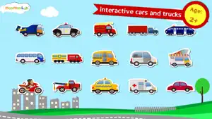 宝宝汽车卡车消防车  - 儿童拼图游戏