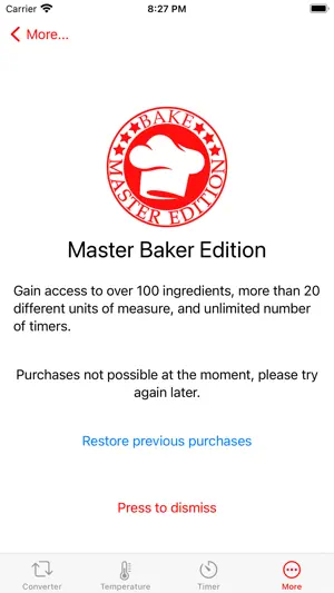 Bake: Baking Converter & Timer